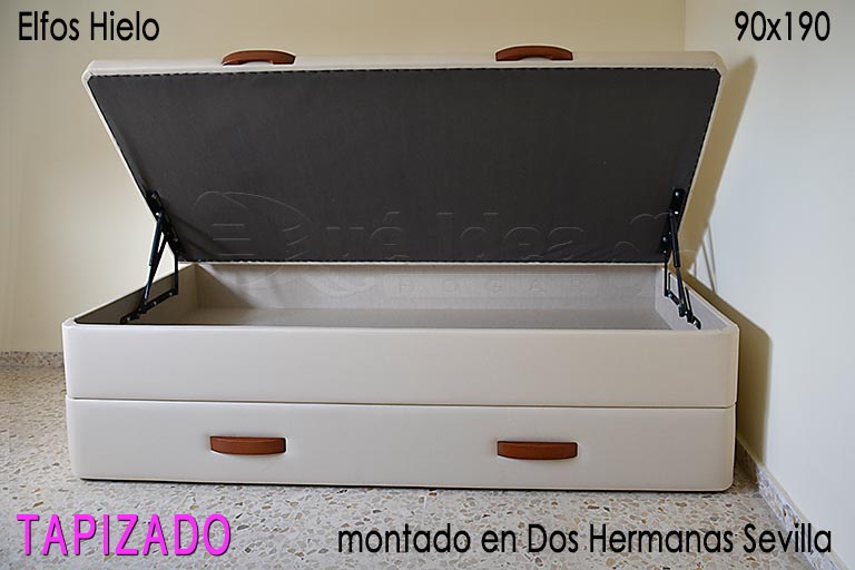 Arcón nido abatible montado en Dos Hermanas Sevilla en color Hielo