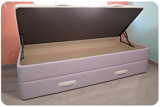 Arcón nido en color Lila montado en Murcia