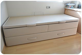 Canapé Nido en dos módulos montado en Huelva