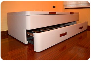 Canapé nido montado en Vigo en color Tortola