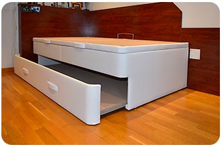 Canapé nido para colchón de más altura