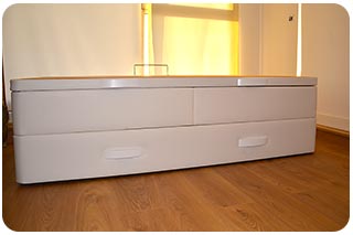 Canape Nido blanco de 105x200