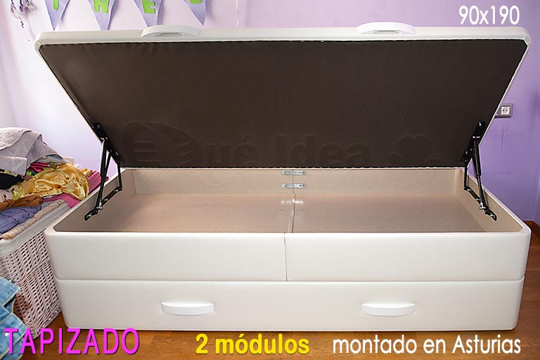 Canapé nido de dos módulos de 90x190