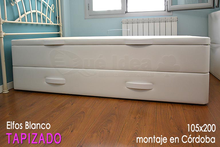 Canapé Nido de 105x200 en un módulo color blanco montado en Córdoba de 105x200