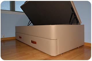 canapé nido de 90x190 en color Beig monmtado en Madrid