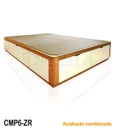 Canapé de madera acabado convinado con muchos cajones modelo Plus