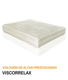 Colchon de altas prestaciones con efecto ingrabidez bloque de muelle ensacado y viscoelástica en ambas caras