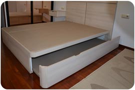Mueble cama con cajones todo en uno de Qué idea Hogar montado